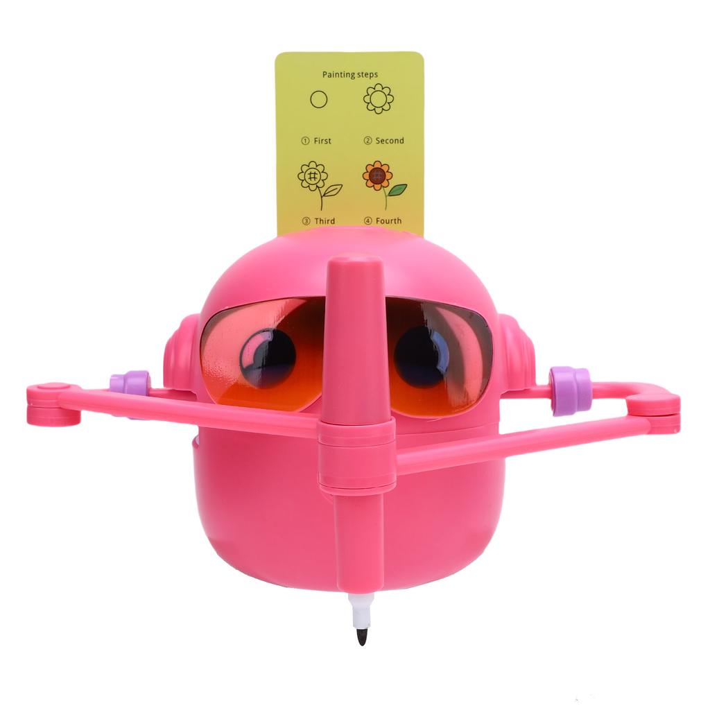 Smart Drawing Robot Interactive Educational Smart Painting Robot with 100 Cards 2 Pens for Painting Learning