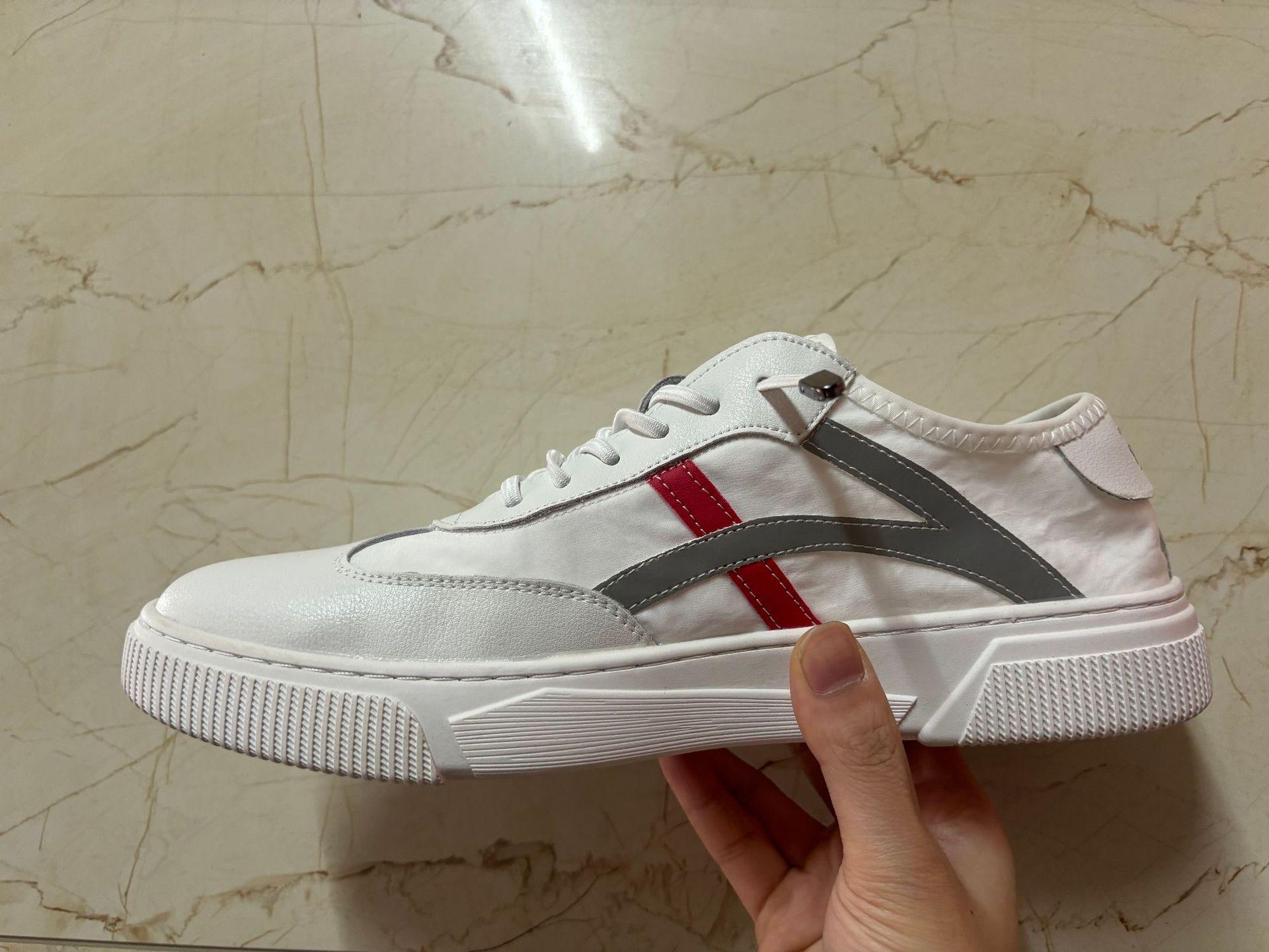 

Summer European Station New Board Shoes Men s Leather Breathable Mesh Shoes Sports and Leisure Shoes Trend Breathable Little White Shoes 45