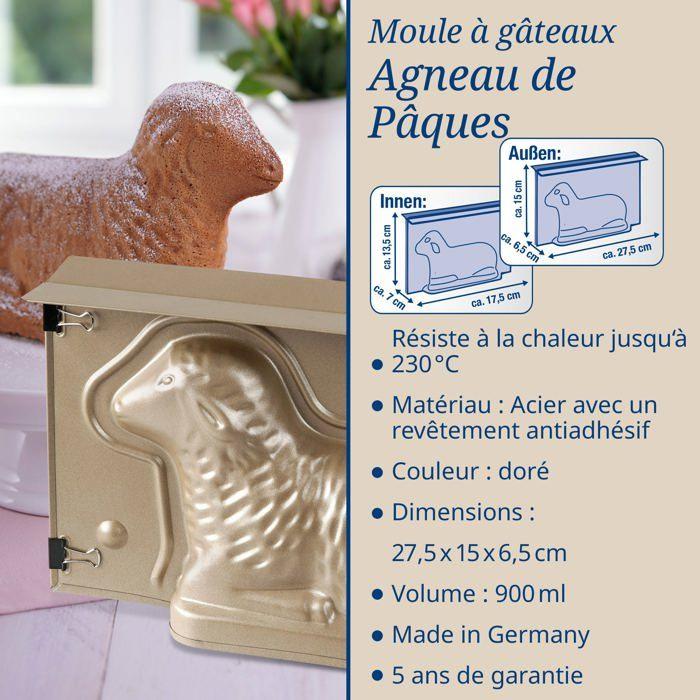 Moule À Gâteau - DR. OETKER - Agneau Pascal - Acier Inoxydable - 27,5 Cm - Antiadhésif