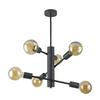Ceiling Lamp 6xE27 VELUM BLACK