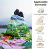 Dora Explorer Personalized Name Blanket Throw Customizable Blanket Ultra-Soft Throw For Home Decor Living Room Sofa Couch All-Season Use