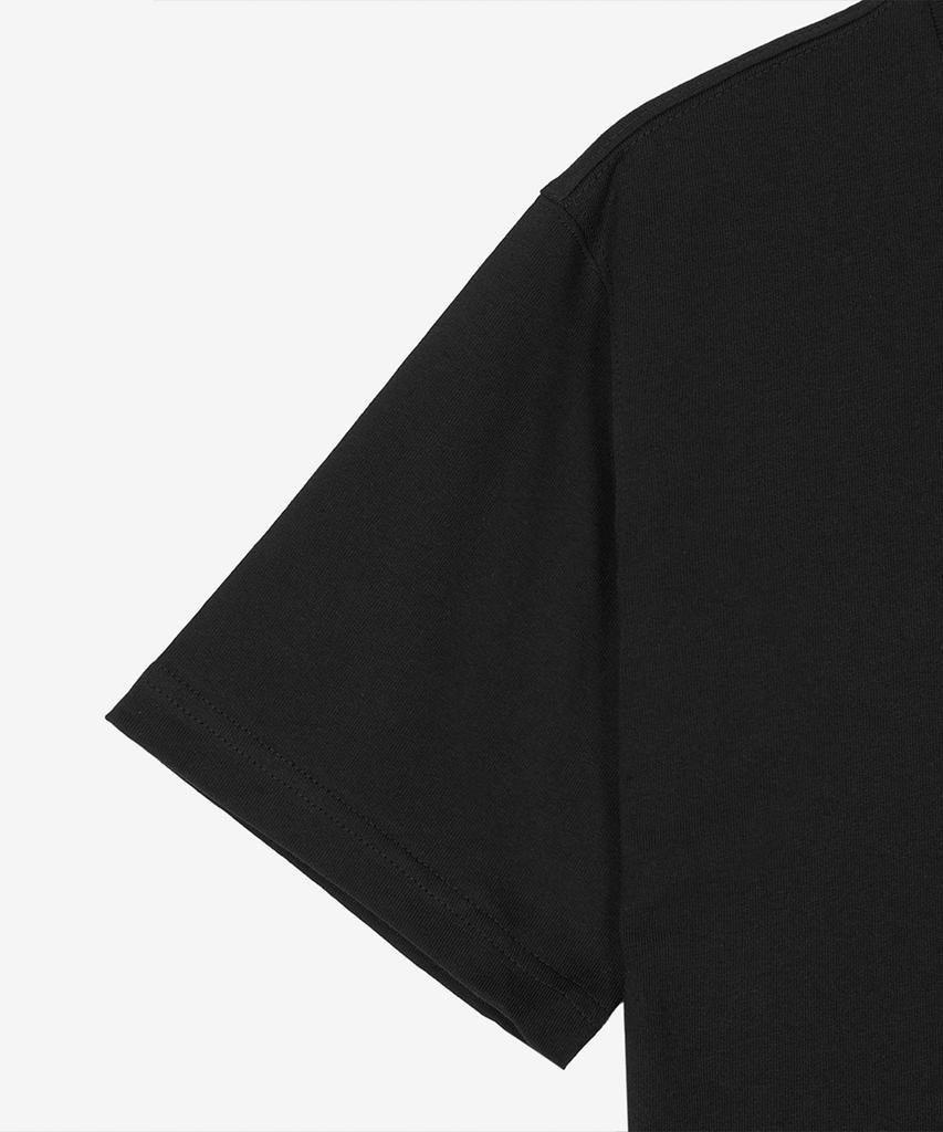 Nyuballanseu Nbneg3V712 / Women Premium Essential Small Logo Short Sleeve T-Shirt (Black)