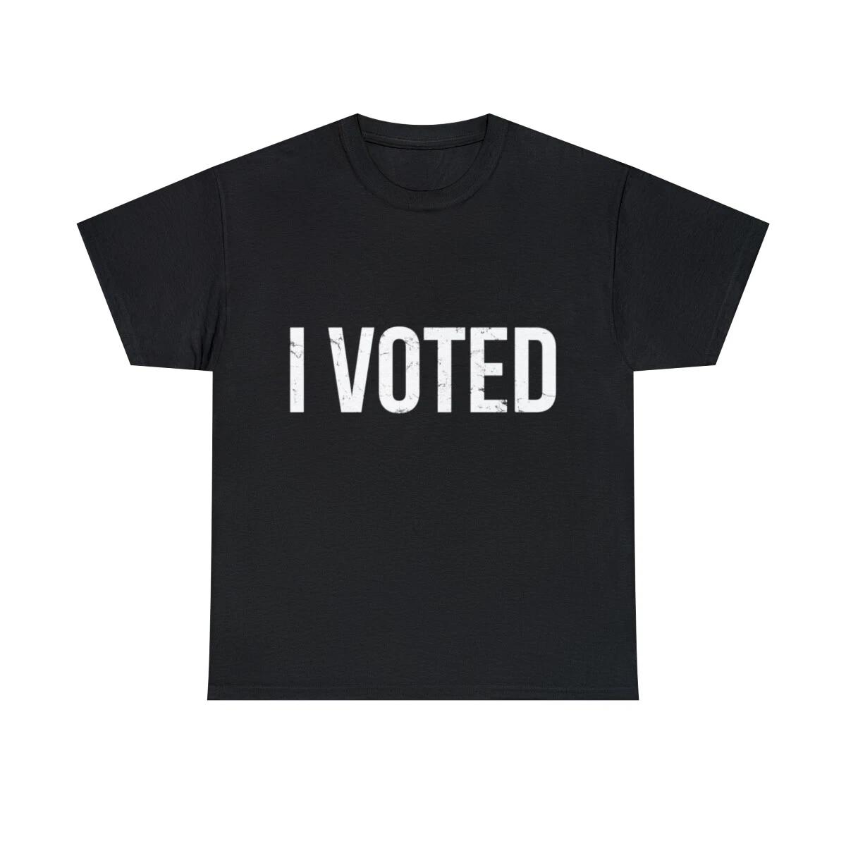 I Voted Election Graphic Tee Shirt, S-5XL 2XL