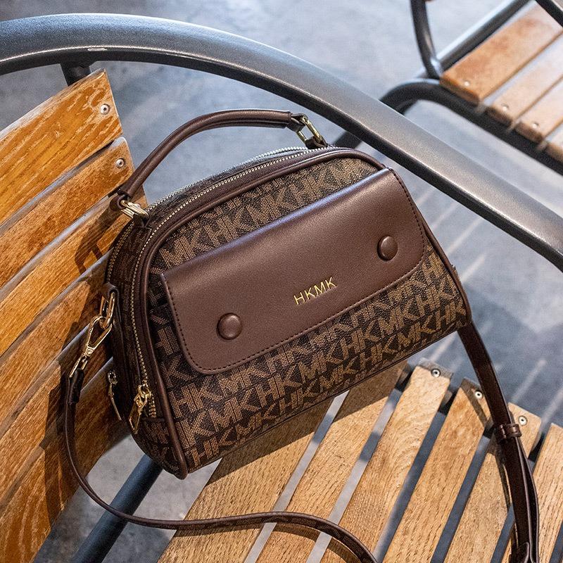 New women's bag fashionable versatile single shoulder oblique span bag letter pattern fashionable retro handbag