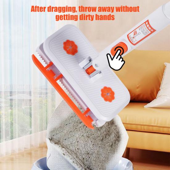 מיקרופייבר מיני עם ראש נעילה החלפת מטלית מהירה קומפקטי גמיש כלי ניקוי רב-משטחי רטוב יבש