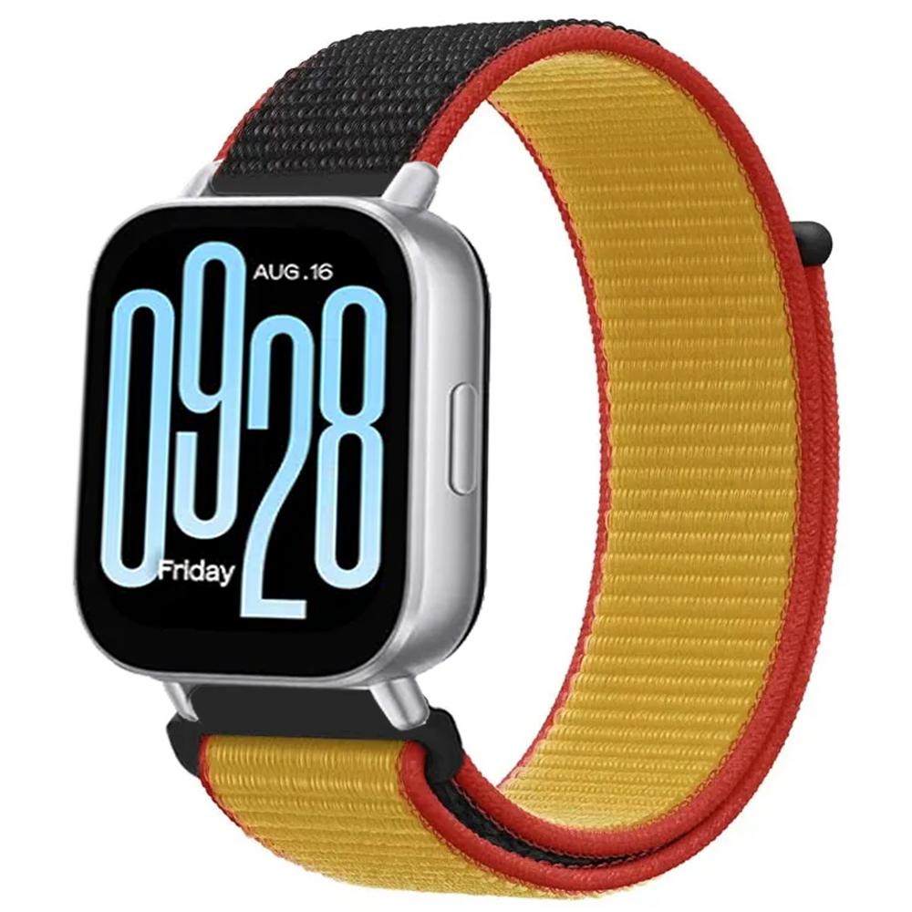 22mm 20mm Nylon Loop Strap for Redmi Watch 5 Acitve/Lite Huawei Watch 5 4 GT6-5 46mm Flag Style Wristband Amazfit Active 3-2-Max