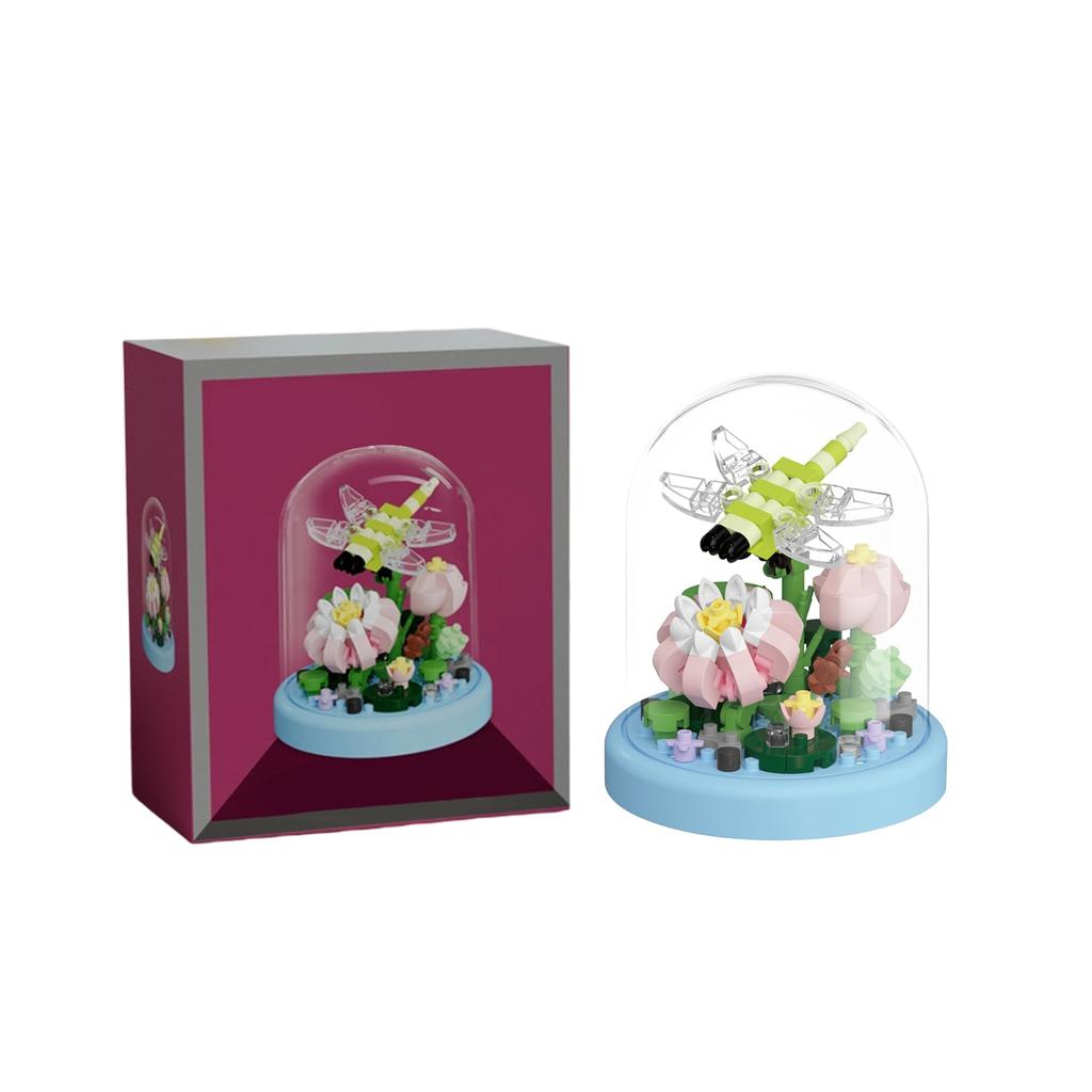 Butterfly, Insect, Flower Potted Plant, Building Block, Compatible With  , Assembly, Toy, Ornament, Gift