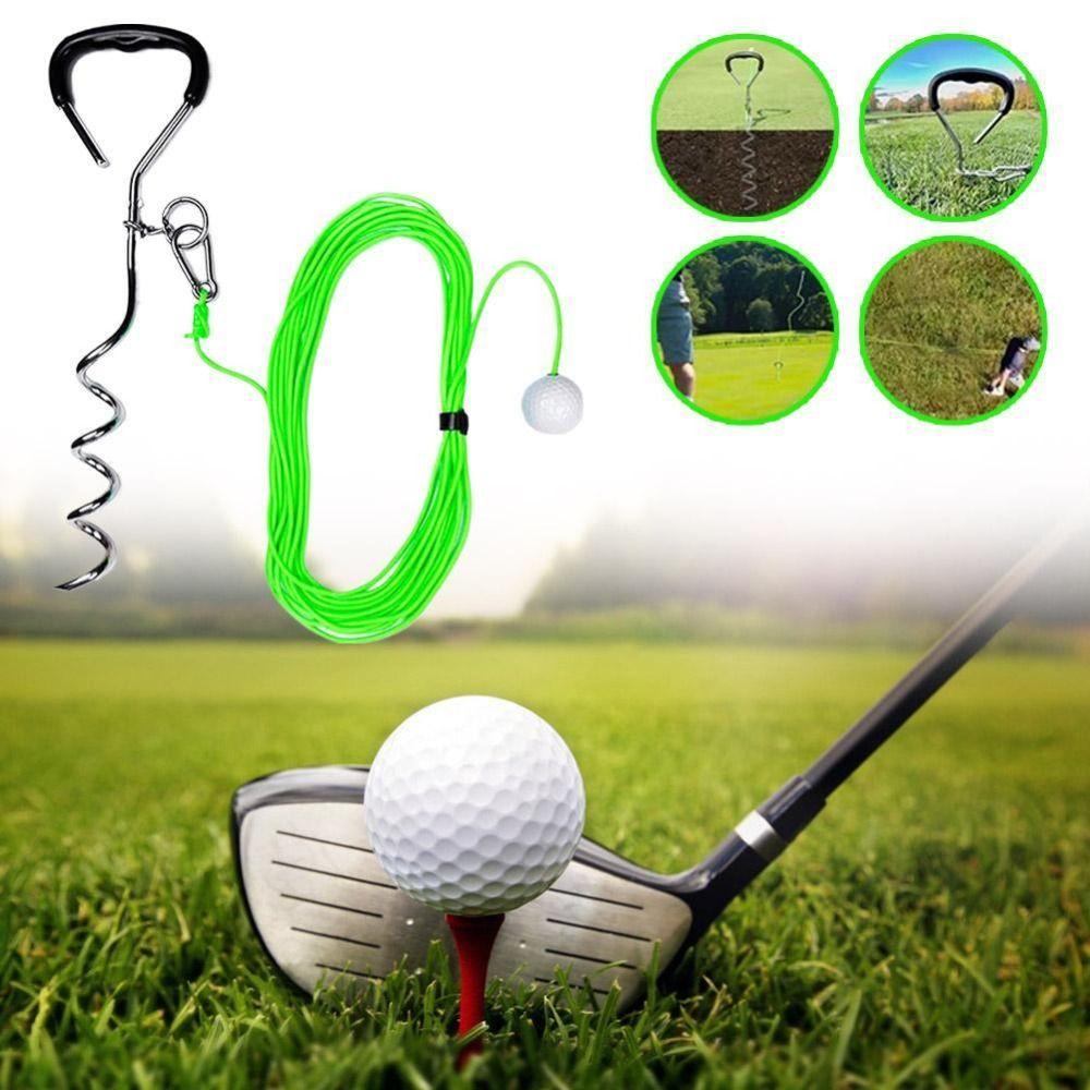 WIth Ground Nails Golf Training Rope 55.11IN Length Golf Training Tool  Golf Swing Practice