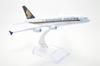 TANG DYNASTY 16cm Singapore Airlines Airbus A380 Alloy Airplane Model Toy 1/400