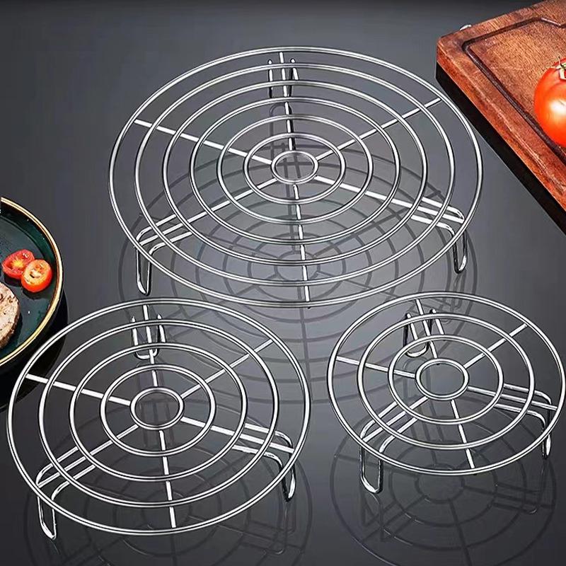 

Паровая подставка из нержавеющей стали и решетка для барбекю