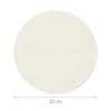 Relaxdays Pierre À Pizza Diamètre 33 Cm Épaisseur; 1 Cm Cuisson Au Four Pierre À Griller Ustensile Cuisine Pains, Beige