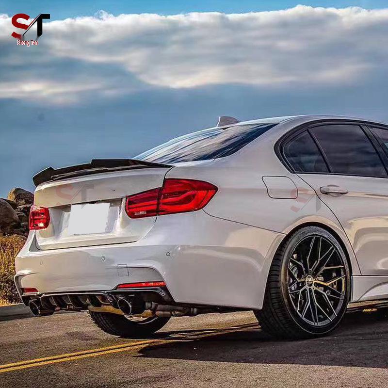 MP Style Carbon Fiber Rear Diffuser for 2012-2019 BMW 3 Series F30/F35