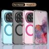 Magsafe Matte Handyhülle Für Honor Magic7 Schutzhülle Magnetisches Kabelloses Laden Für Honor Magic7 Pro Stoßfeste Rückabdeckung