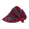 Earflap Middle Aged and Elderly Cap Cotton Ethnic Style Cap Women Hat Peaked Cap Baseball Cap