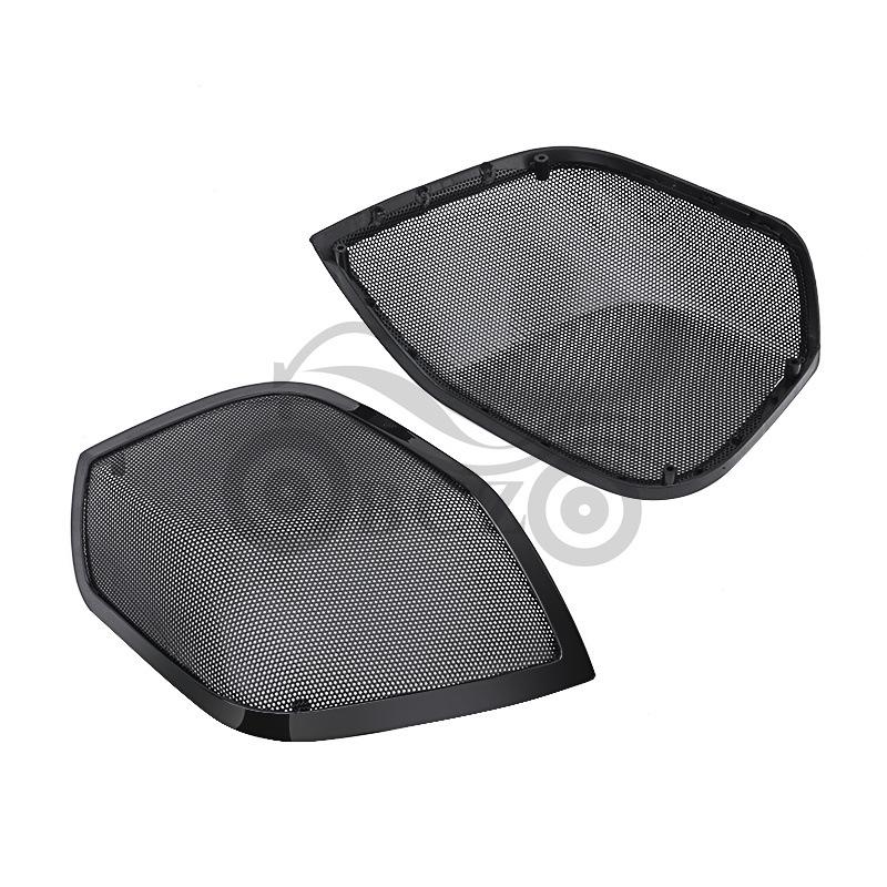 Black Horn and Audio Covers for Harley Big Glide (2014-2022) Side Boxes