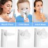 Nebulizator Portabil de Mână Medical pentru Acasă Silențios pentru Copii Nebulizator cu Ultrasunete Bilateral cu Micro-Mesh
