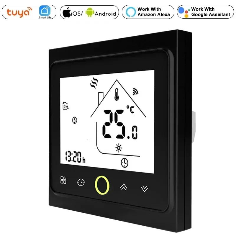 

2 4 Pipe WiFi Smart Central Air Conditioner Thermostat 3 Speed Fan Coil Unit Wireless Voice Tuya Temperature Controller Alexa 2 Pipe no Wifi чорний