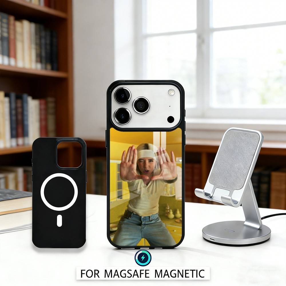 C-Cool Young M-Miko Singer Phone Case Magnetic For iPhone17 16 15 14 13 12 Pro Max For Magsafe Wireless Charging Cover