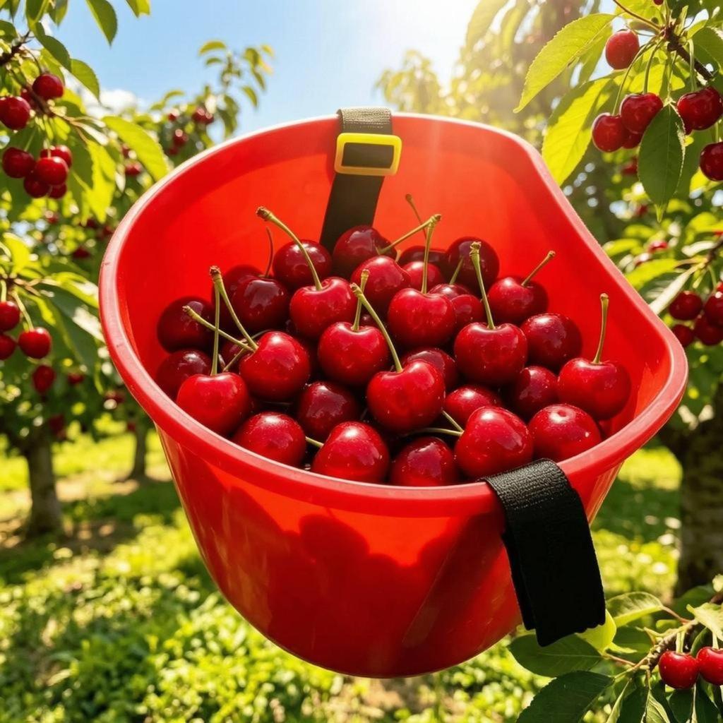 Shoulder Picking Bucket Reinforced Boarder Harvest Deep Tub
