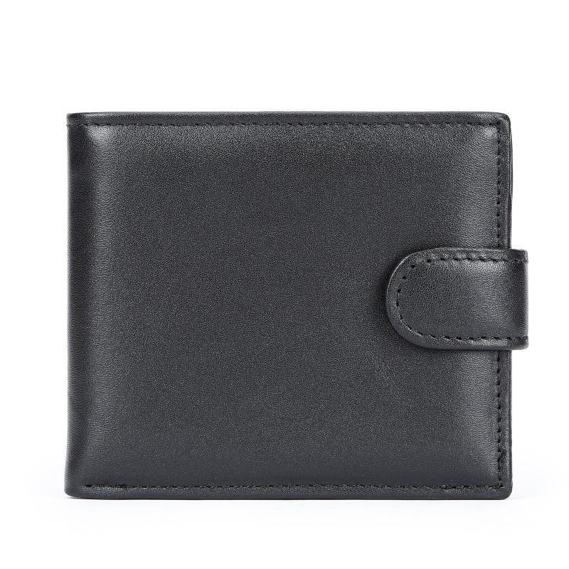 Retro leather men's wallet wallet, trendy multi-functional first-layer cowhide business retro large wallet men