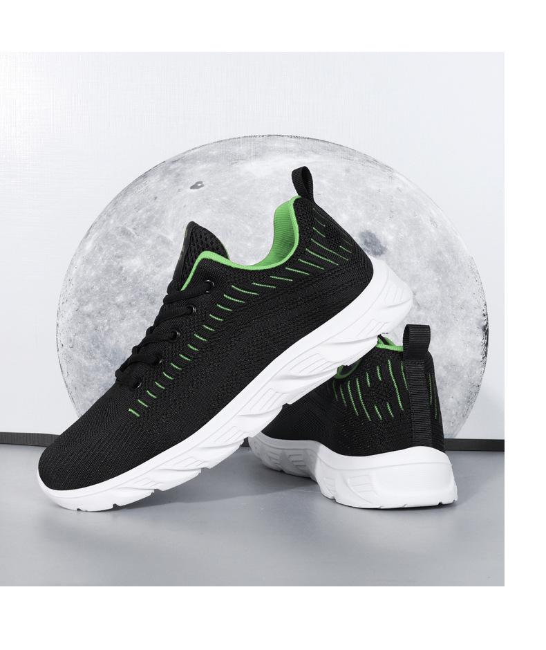 Men's Lightweight Breathable Mesh Running Shoes - Plus Size, Soft Sole for Autumn/Winter