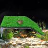 Turtle Resting Basking Drying Platform Reptile Tortoise Climbing Ladder Simulated Lawn Tank Decoration Habitat Decor