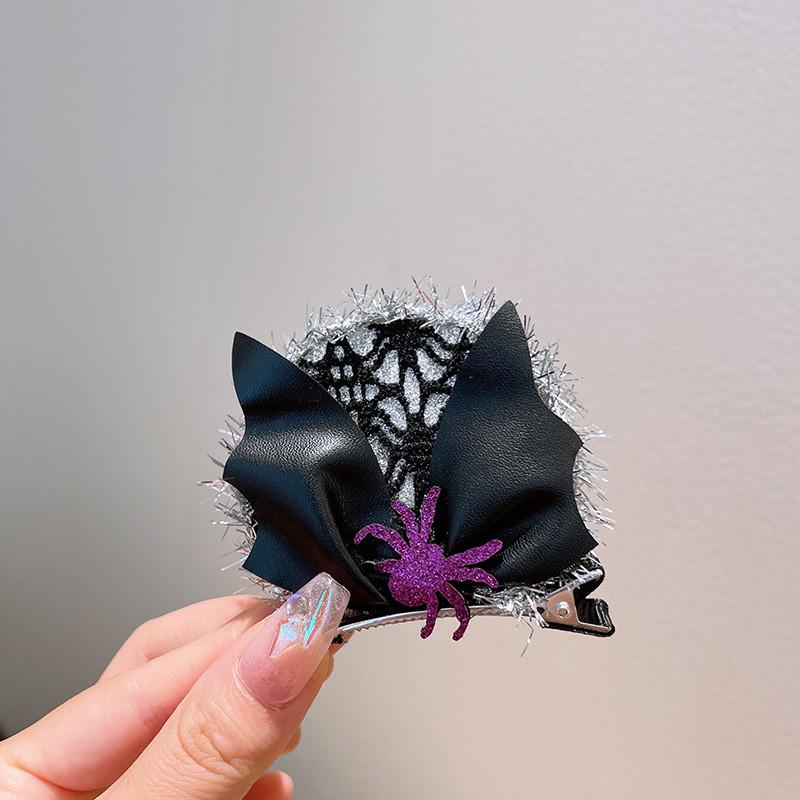 Halloween Cat Ears Pumpkin Spider Headband Hair Clip Cosplay Performance Party