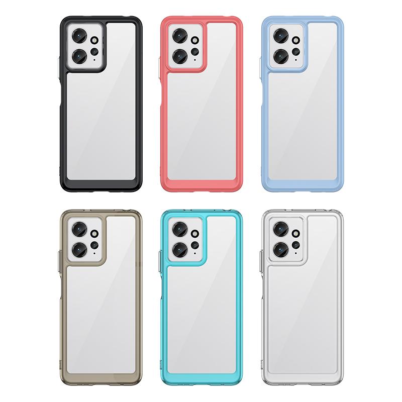 For Redmi Note 12 Case Cover Redmi Note 12 Shockproof Colour Transparent Clear Fundas Xiaomi Redmi Note 12 Pro Plus 5G Global