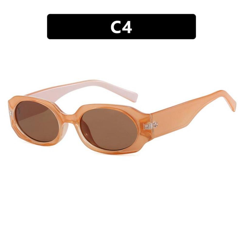 Y2K/Hip Hop Sunglasses Retro Small Frame Rectangular Sunglasses Street Photography Concave Shaped Sunglasses