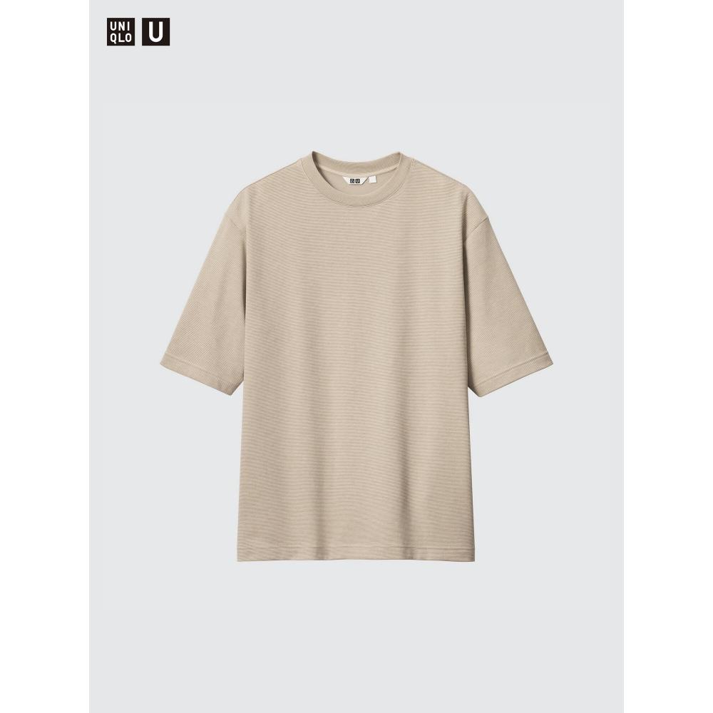 

UNIQLO JAPAN Air Rhythm Cotton Oversize T Border 5 Minut Sleeve