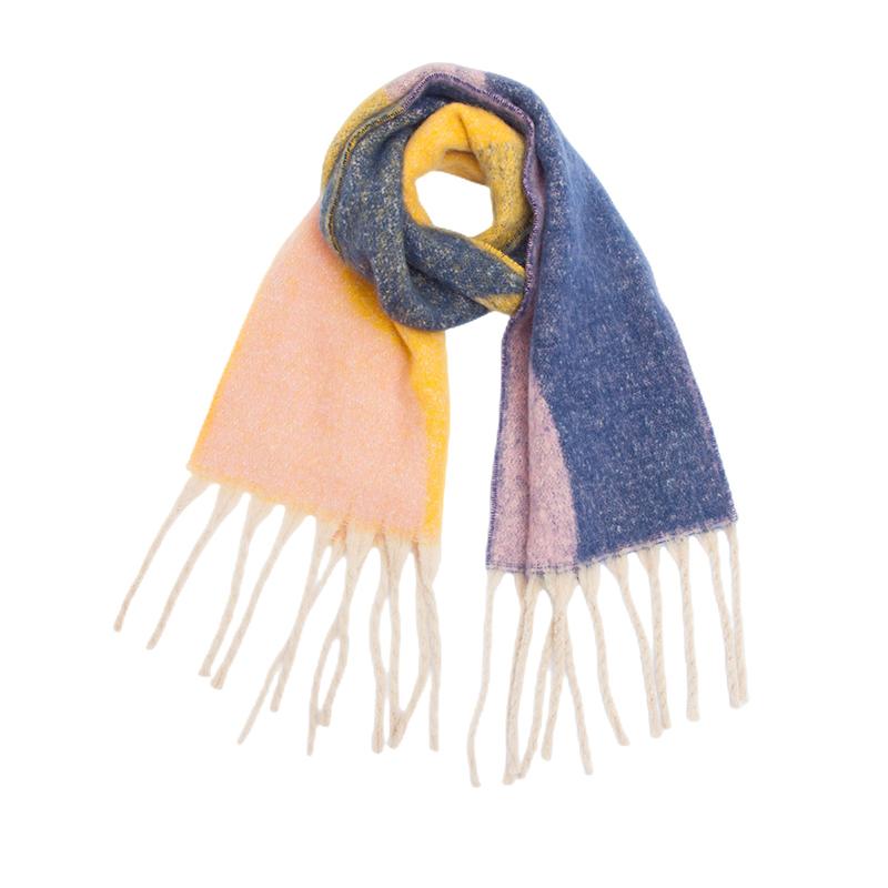 New  Imitation Cashmere Women Scarf Winter Vintage Print Tassel Pashmina Mujer Femme Foulard Bufanda Long Wrap Shawl Men'S