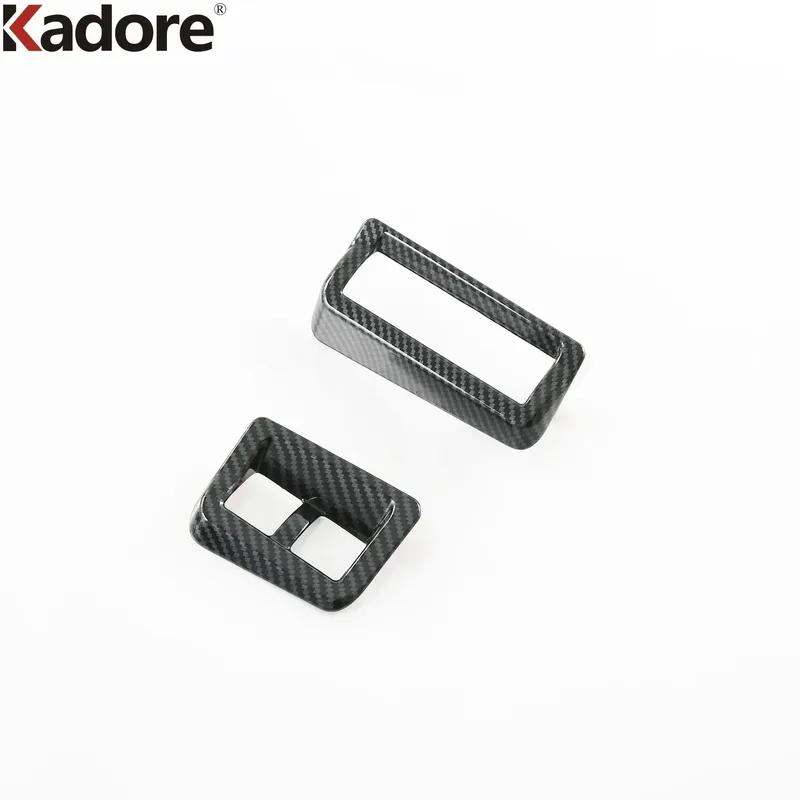 Car Head Light Lamp Switch Button Panel Cover Trim For Toyota Corolla Cross - 2024 Carbon Fiber Interior Accessories