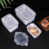 3Pcs Fruit Storage Containers Food Grade BPA Free Large Capacity Good Sealing Easy To Clean Fruit Vegetable Storage Boxes with Lid