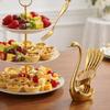 Eleganta Bestickhållare med Gafflar Skedar Gaffel Sked Organizer Svan Bestickset Restaurang