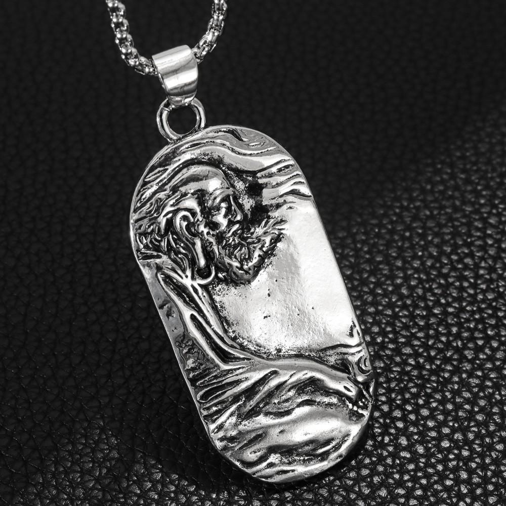 New Old Man Retro Men's Pendant Necklace