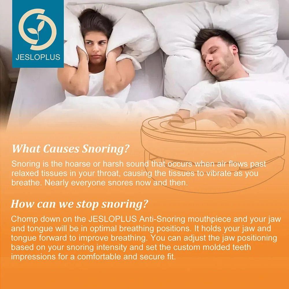 Adjustable Anti-Snoring Mouthpiece With Storage Box Snoring Mouth Guard Night Use