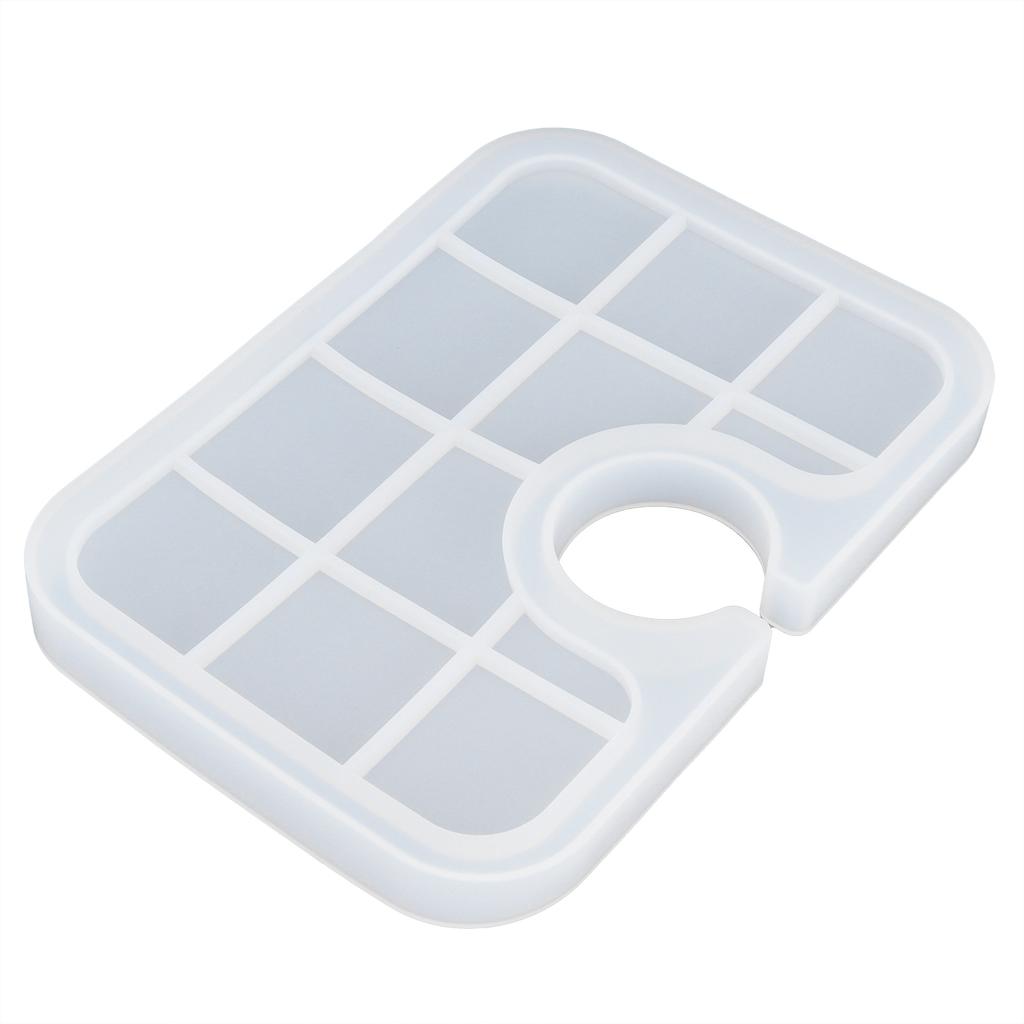 Silicone Mold Translucent Epoxy Resin Drop Glue Tray Tool for DIY Baking Decoration MakingSmall