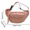 Brust Banana Bag für Damen Sling Crossbody Hüfttasche Canvas Lauf-Hüfttasche Lässige Bauchtaschen Sport Halbmond Gürteltasche