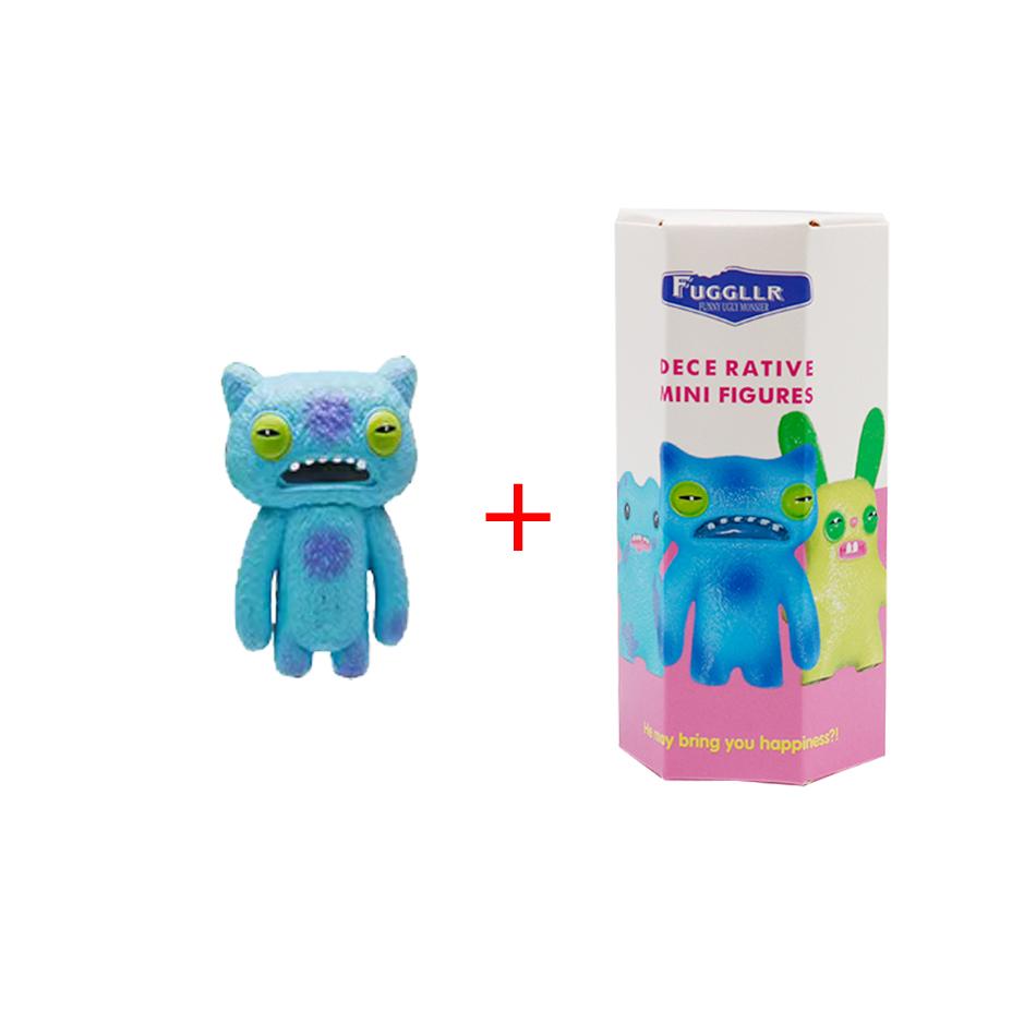 12Pcs  Original Fuggler Figure Toys Box Funny Ugly Tooth Monsters Action Figurine Collectible Model Doll Gift Kid