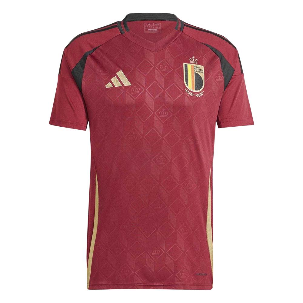 adidas Mens 2024 Belgium Home Jersey
