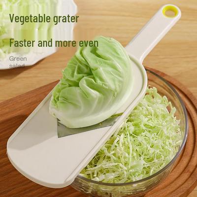 Cabbage & Vegetable Super Fine Julienne Slicer for Salad Prep - Shredder & Grater Kitchen Gadget