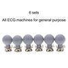 Full Set Chest Suction Ball & Limb Clamp Clip Ecg Electrodes Dual Or Multi-Function Ekg Electrode For Ecg Machine Adult Use