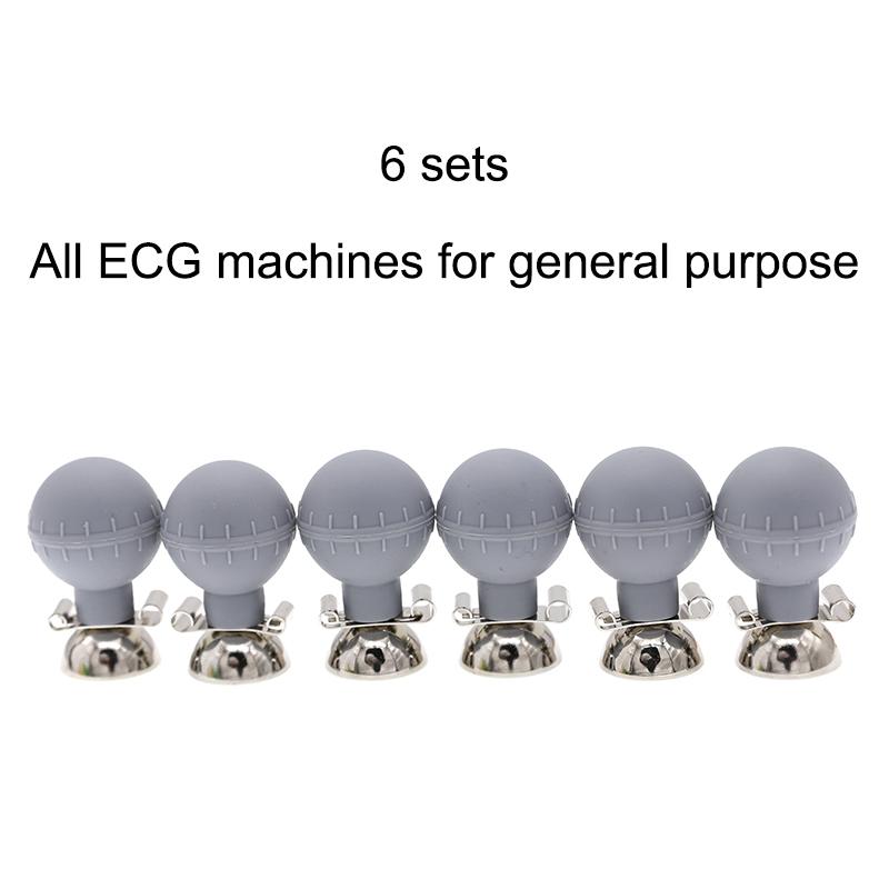 Full Set Chest Suction Ball & Limb Clamp Clip Ecg Electrodes Dual Or Multi-Function Ekg Electrode For Ecg Machine Adult Use
