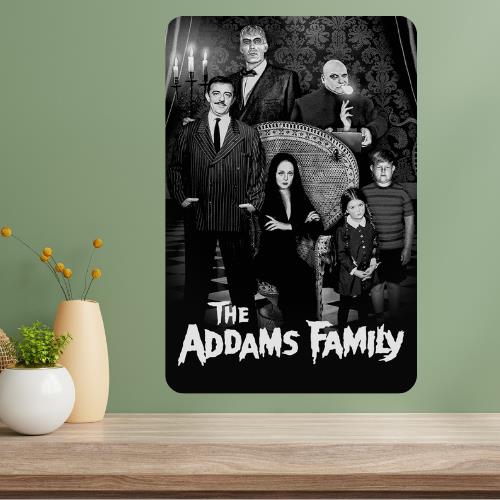Addams Family   Metal Classic TV Show Poster Sign 20x30cm（7.8x11.8inch）