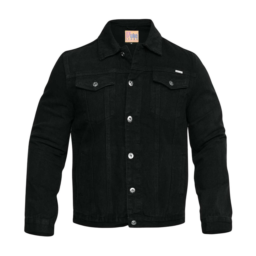 Duke Mens D555 London Trucker Western Denim Kingsize Jacket
