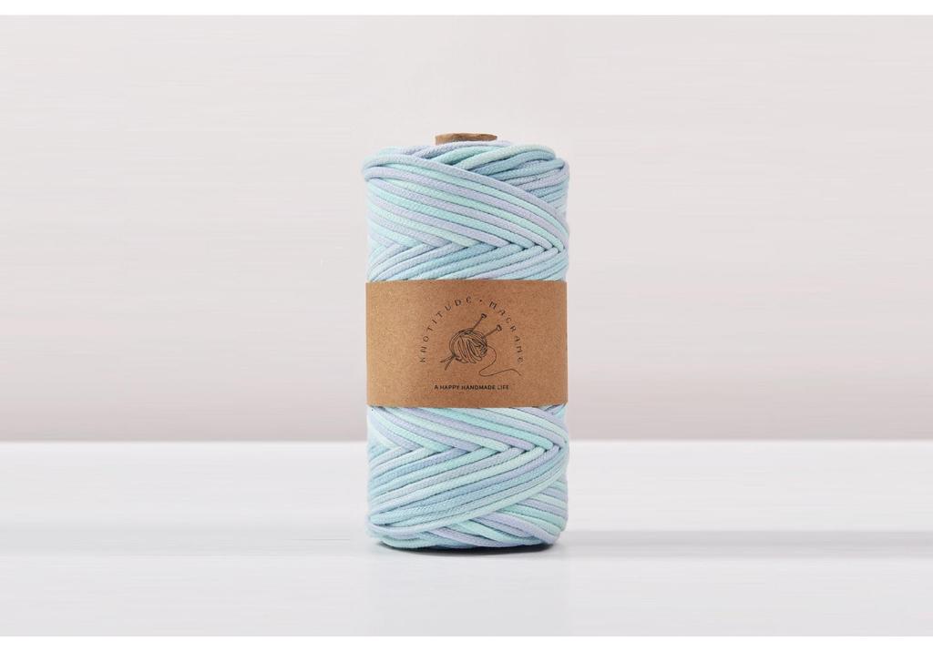 100 Yards 3mm Gradient Color Cotton Core-Spun Rope for DIY Projects