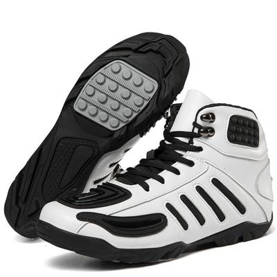 Zapatos de Motocicleta Profesionales para Entrenamiento al Aire Libre Zapatos de Motocicleta Zapatos de Ciclismo para Pareja Zapatos para Viajes en Motocicleta Zapatos de Bicicleta