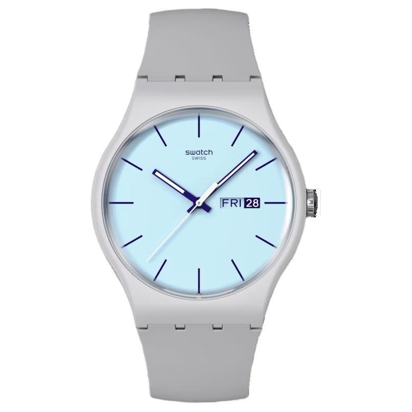 SWATCH Unisex 41mm Blue Watch SO29M702 SO29M702 Blue Dial