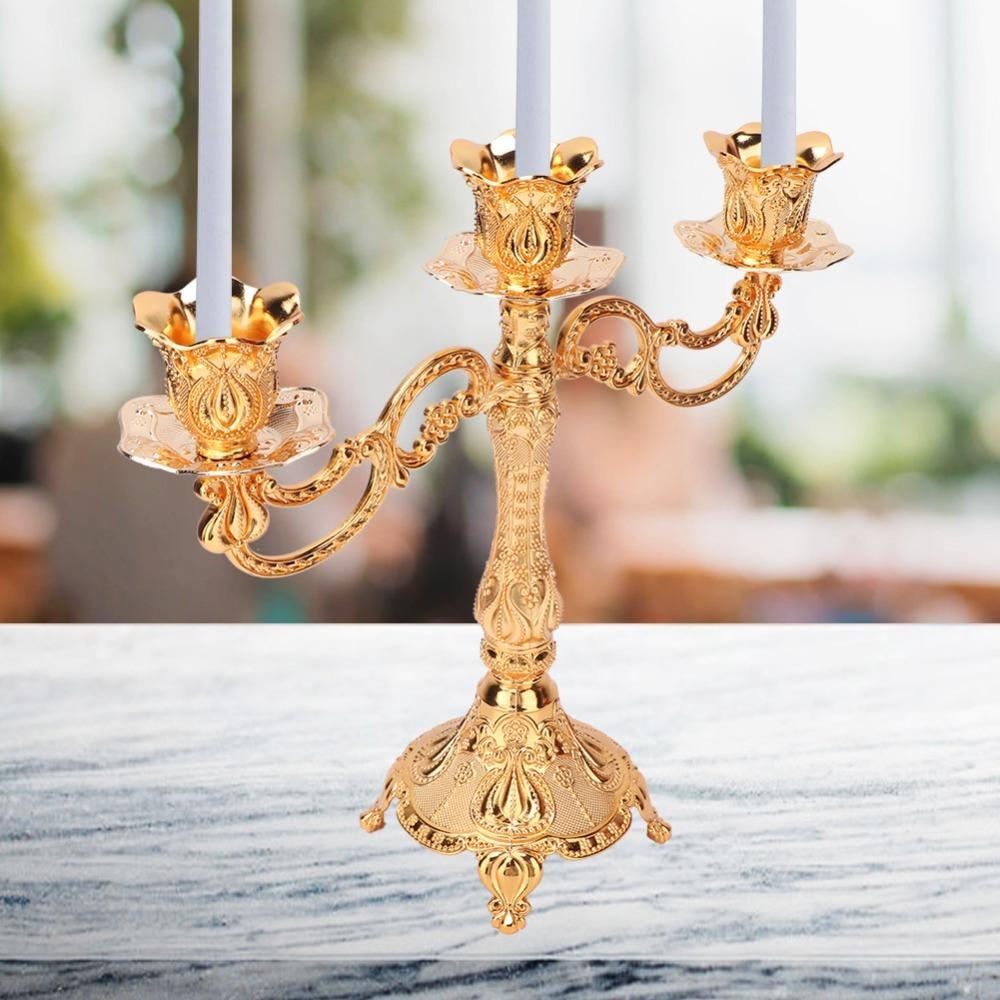 11PCS European Metal Candlestick Candelabra Candle Holders Candelabra For Event Party
