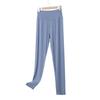 Modal High-Waist Tummy Control Cropped Pants for Plus Size Women - Slimming & Butt Lifting Bottoms for Autumn